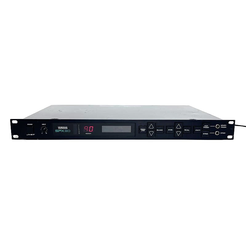 Yamaha SPX90 Digital Sound Processor 1980s - Vintage Effect Rack Black image 1