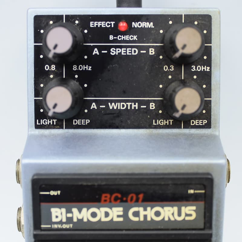 【動作品】Maxon BC-01 BI-MODE CHORUS Maxon BC-01 Bi-Mode Chorus 1980s - Gray | Reverb Canada