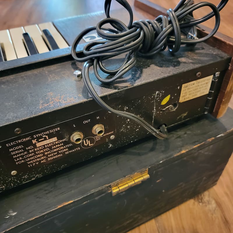 Univox Mini Korg 700 K-1 Synthesizer Vintage 70s Serviced No Univox Mini Korg 700 K-1 Synthesizer Vintage 70s Serviced No