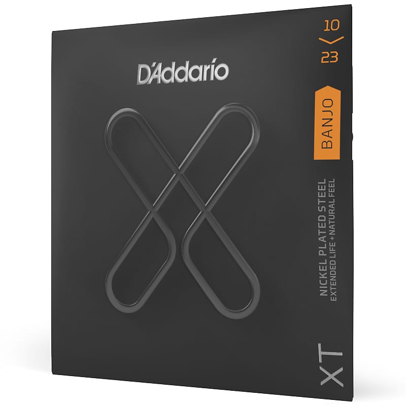 D'Addario XT Nickel Plated Steel Banjo Strings, Medium 10-23 image 1