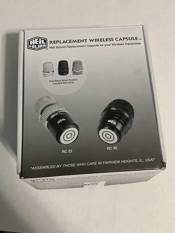 Heil RC22 Wireless Mic Replacement Capsule Reverb