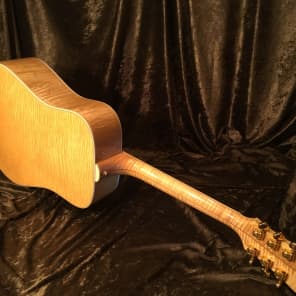Guild D60 Maple Back "90s Westerly Wonder" Rare Bird  Acoustic Electric Top of the Line Model image 8