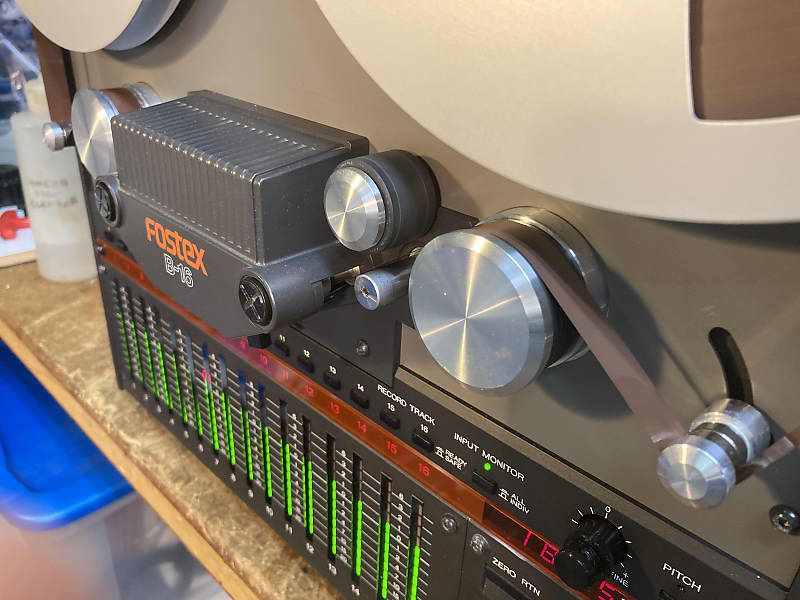 Fostex 16 Track 1/2 Analog • Pro Reel Multitrack Tape Recorder