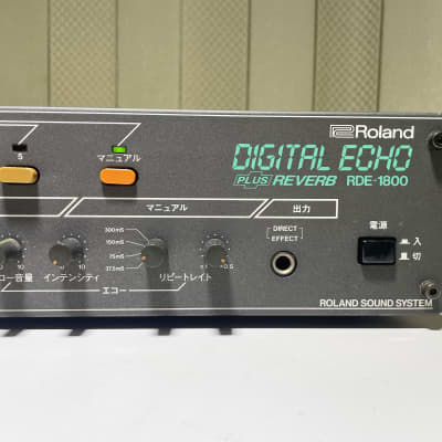 Roland RDE-1800 Analog Spring Reverb & Digital Space Echo | Reverb