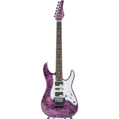 SCHECTER SD-2-24-AL (See-Thru Purple/Rosewood) -Made in | Reverb