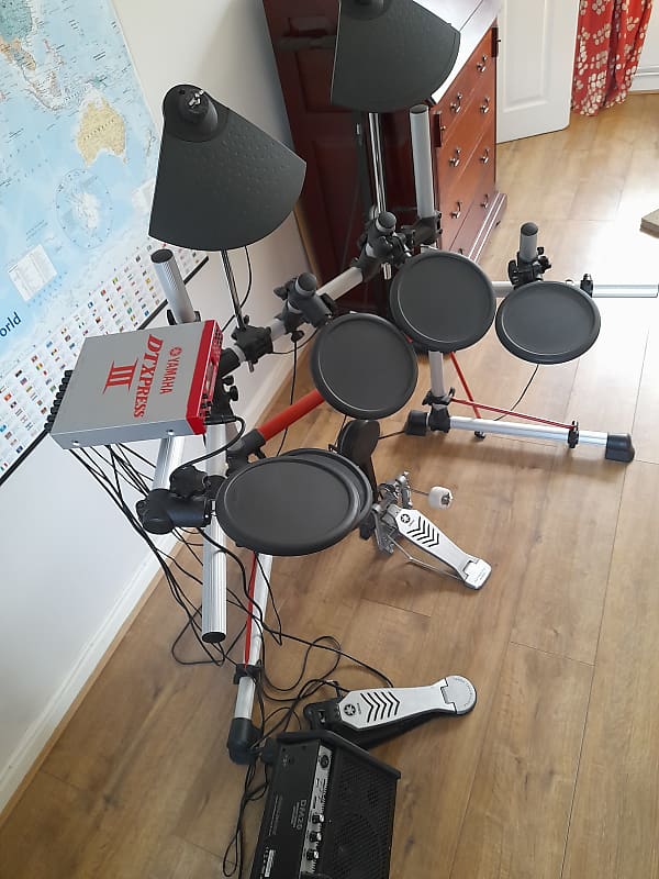 Yamaha DTXpress 3 complete drum kit with amp Reverb UK
