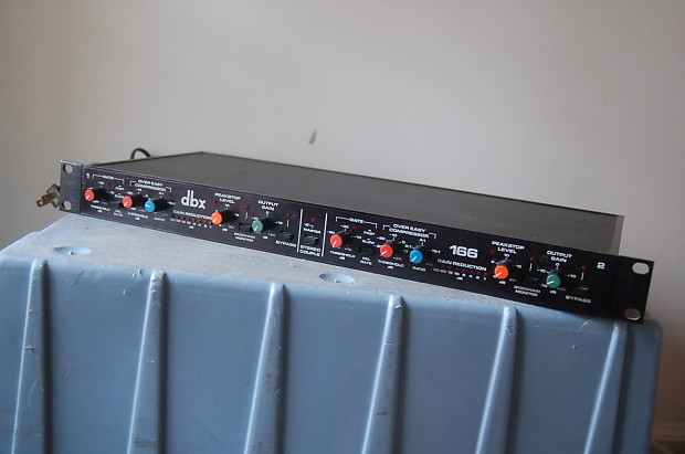 DBX 166, Original USA, 2 Channel Overeasy Compressor Limiter