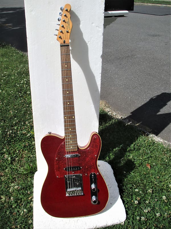 Dillion Nashville Telecaster Guitar, Dimarzio Pickups, Red Reverb