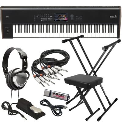 Korg Nautilus AT 88-Key Music Workstation KEY ESSENTIALS BUNDLE