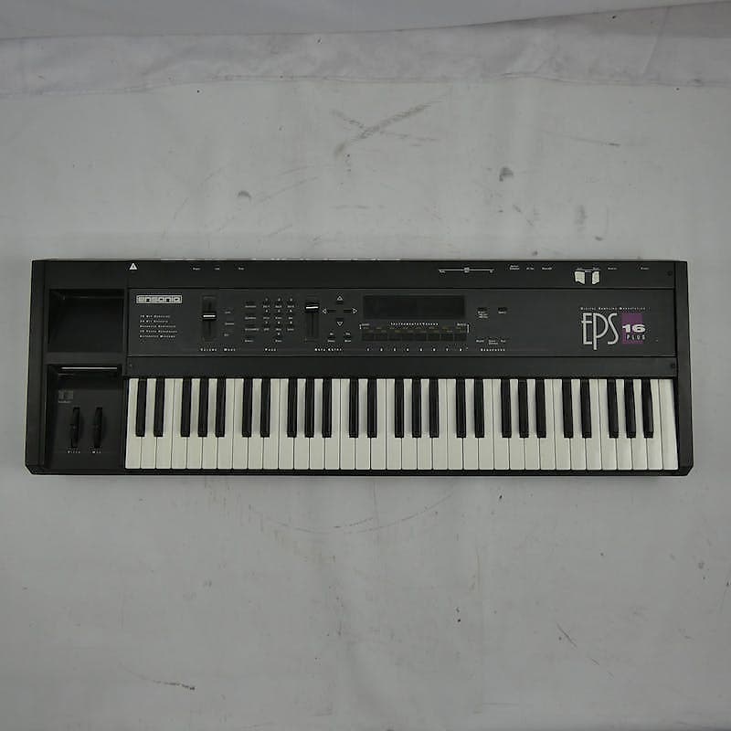 Used Ensoniq EPS 16 PLUS W/DISC Synthesizers 61Key Reverb