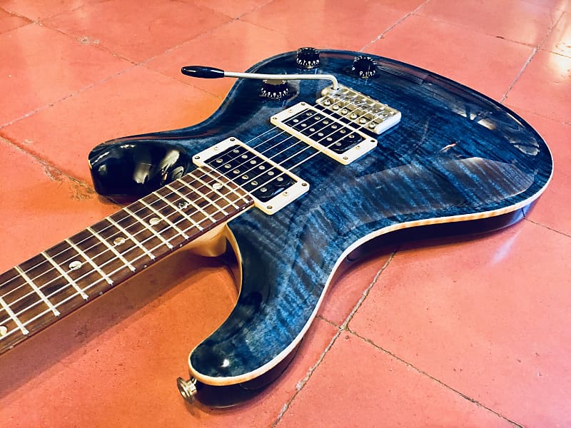 PRS CE 24 Maple Top 1990 Petrol Blue | Reverb Canada