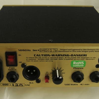 Eden WTX-500 (WTX500) Lightweight Bass Amp *500 Watts *4.3 Lbs image 4