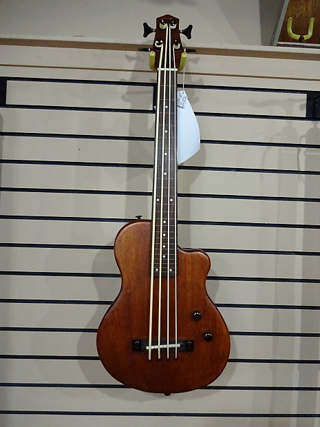 Gold Tone ME-Bass/FL Micro 23" Scale Fretless Electric Bass Natural image 1