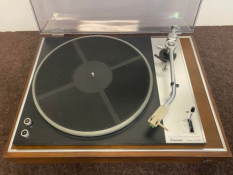 Vintage Sansui SR-4040 2-Speed Belt-Drive Turntable. Serviced - Excellent!  | Reverb Canada