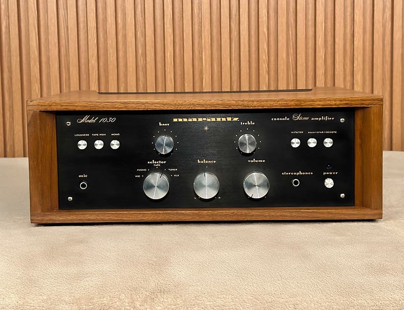 VINTAGE MARANTZ 1030 INTEGRATED AMPLIFIER – 1YEAR WARRANTY (FREE WC-10 WC)  			