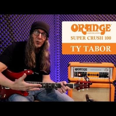Orange Amplification Super Crush 100 Guitar Amplifier Head (Orange) image 8