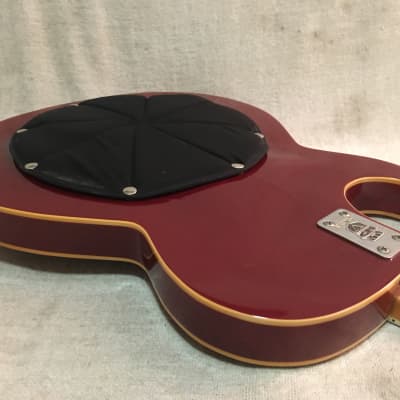 1967 Vox Apollo V266 Cherry Red Hollowbody Guitar + Built In Distortion / Tone Boost / Tuner + Case image 18