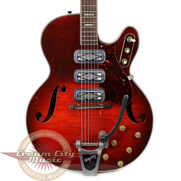 Silvertone hollow body guitar hot sale
