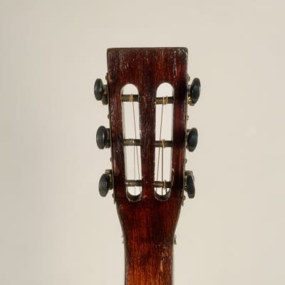 1920's-30's Oahu Hawaiian Square Neck Slide Parlor Acoustic Guitar Cleveland Made w/Girlies image 6