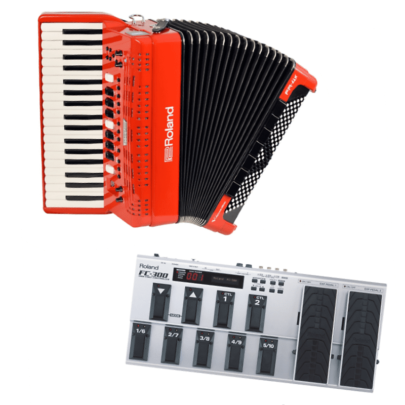 Roland FR4x accordion with FC300 MIDI pedal Reverb