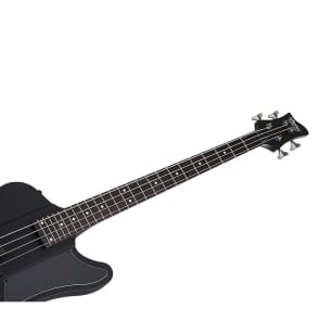 Schecter Nikki Sixx Bass Guitar Rosewood Fretboard Satin Black image 3
