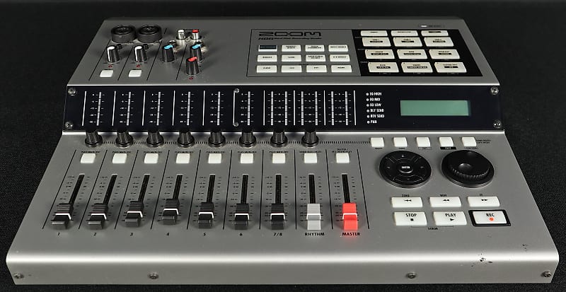 Zoom HD-8 Hard Disk Recording Studio 8-Track Recorder w/CD Burner Input 1  Bad