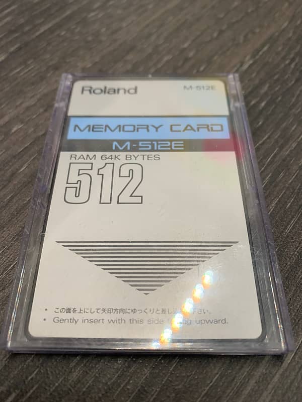 Roland D-50 / JV-1080 / 2080 - M-512E RAM Card | Reverb