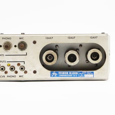 1954 The Fisher Model 50-C-3 Master Audio Control – 3rd Gen. 50-C Vintage Tube PreAmplifier Stereo PreAmp Unit w/ Original Wood Enclosure image 13
