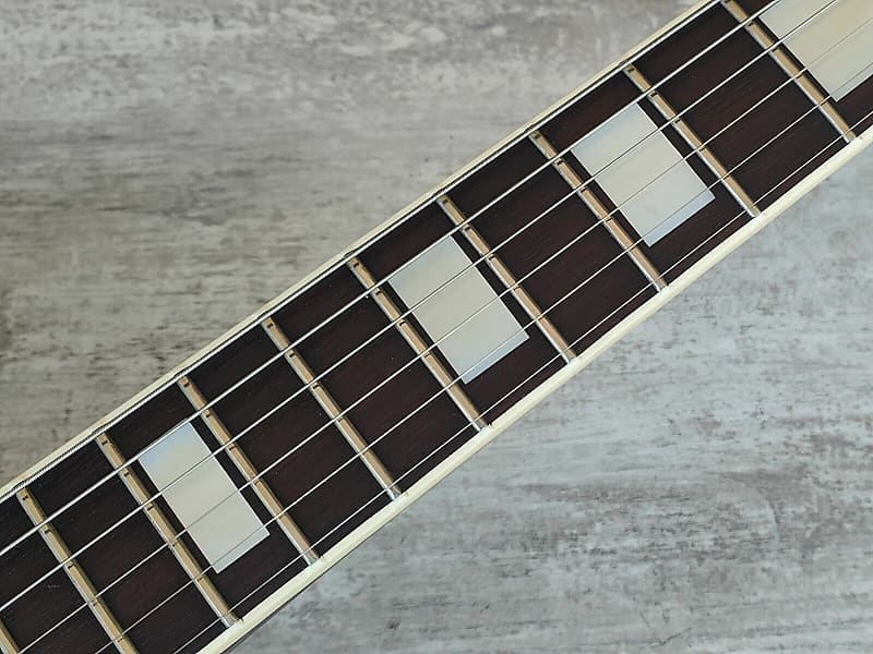 1976 Aria Pro II Japan LC-500 Les Paul Custom (Black/Ebony