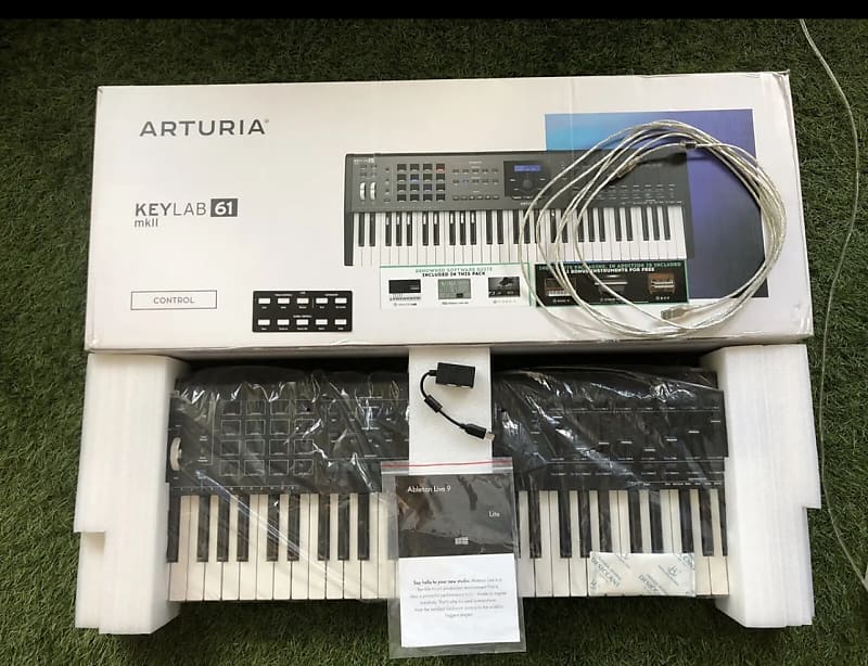 Arturia KeyLab Essential 61 MkIII MIDI Controller 2023 - Present - Black image 1