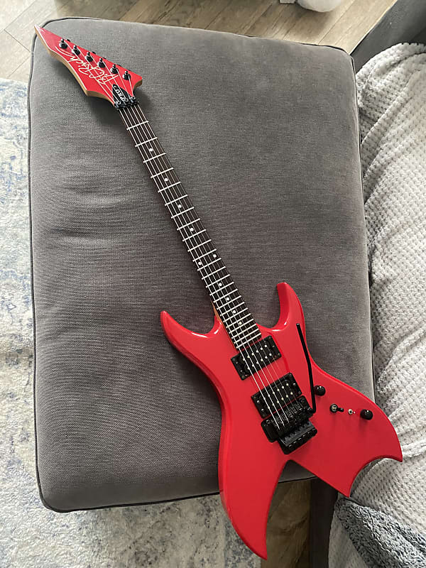 B.C. Rich Platinum Pro Bich Early 1990s Red | Reverb