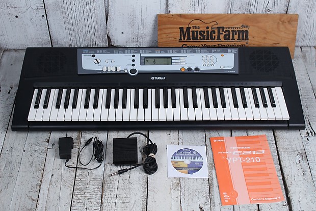 Yamaha PSR-E213 61 Key Portable Keyboard w Power Supply | Reverb