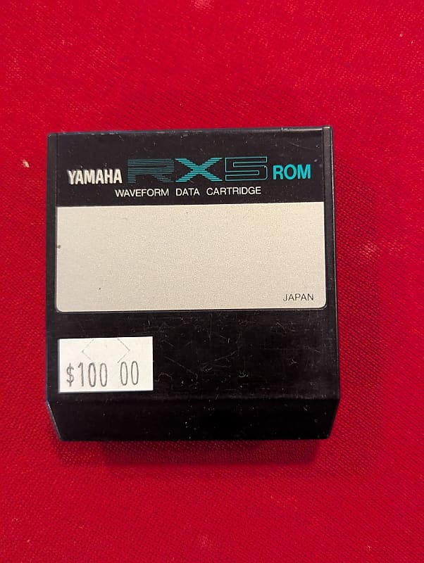 Yamaha RX5 ROM Cartridge 1980's - Black image 1