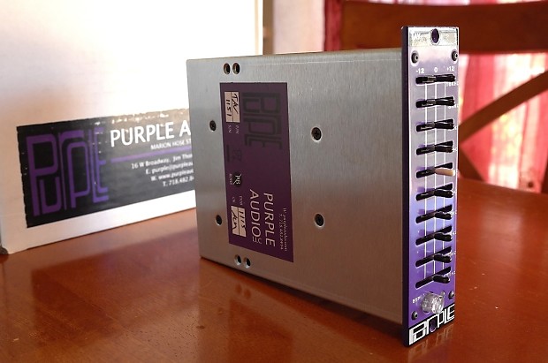 Purple Audio TAV 500 Series Graphic Inductor EQ Module image 3