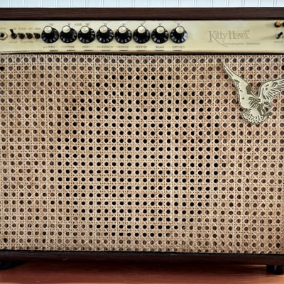 Kitty Hawk Standard, Limited White, 1981, Wenge Cab, Reverb, 50W, includes original wooden FS 1981 for sale