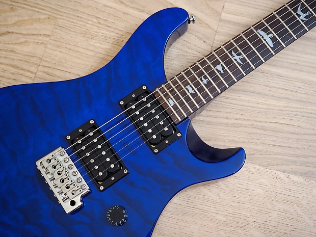 2010 PRS SE Custom 24 Electric Guitar, Paul Reed Smith Royal Blue w/ Gigbag