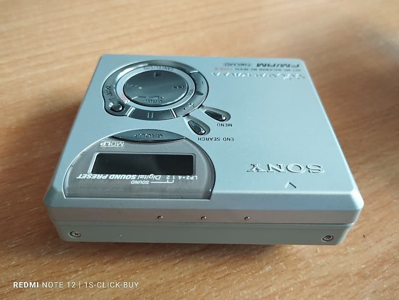 Sony Walkman Net MD Portable mini disc Player MZ- NF 610 silver working  Video test