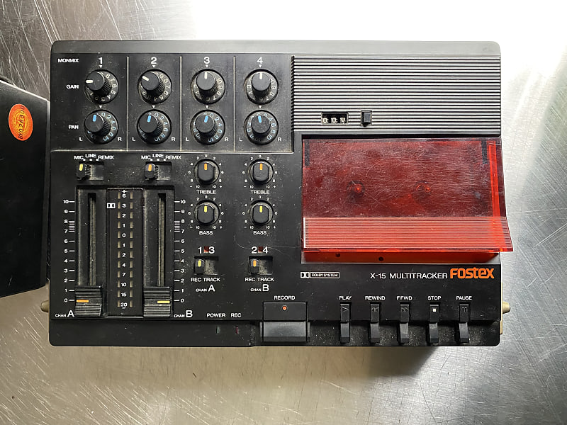 Fostex X15 4Track Cassette Recorder NEEDS REPAIR Reverb