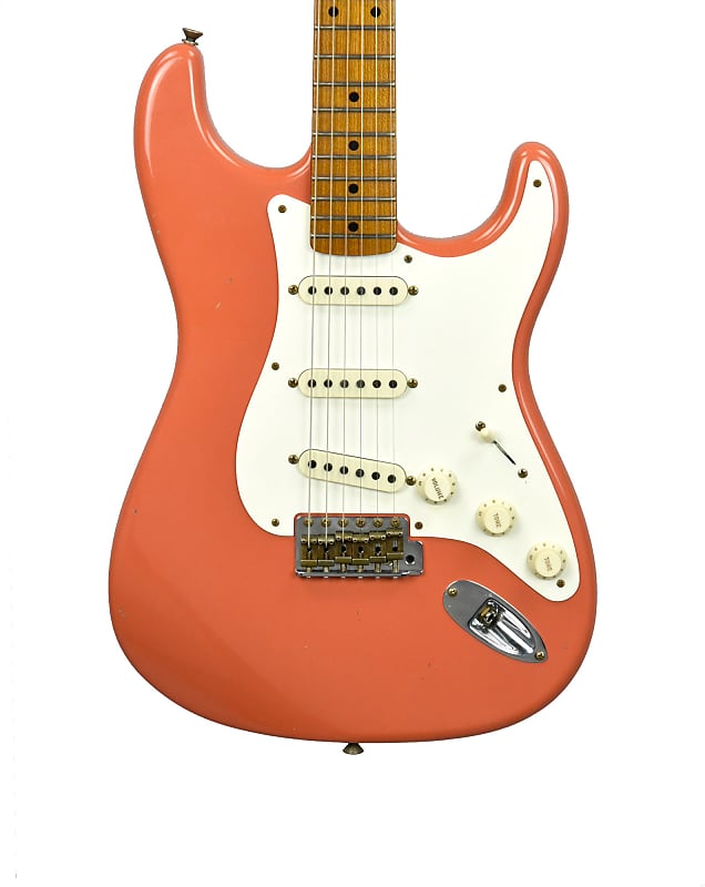 Fender stratocaster deals salmon pink