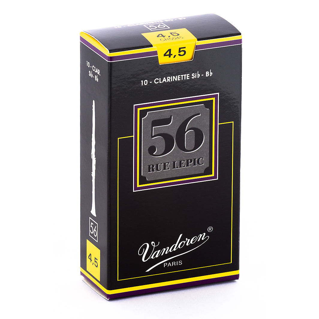 Vandoren Rue Lepic Bb Clarinet Reeds - Strength 5.0 Box Of 10