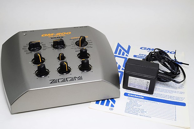 Zoom GM-200 Guitar Amp Modeler Overdrive Distortion Effects Unit