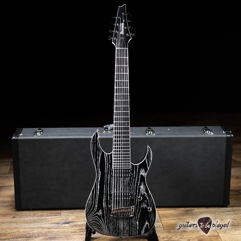Ibanez RG5328 Prestige 8-String Ash Guitar w/ Case – Lightning Through A Dark image 1