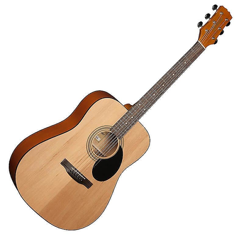 Jasmine S35 Dreadnought Spruce Top Agathis Back & Sides Nato Neck 6-String Acoustic Guitar - (B-St) image 1