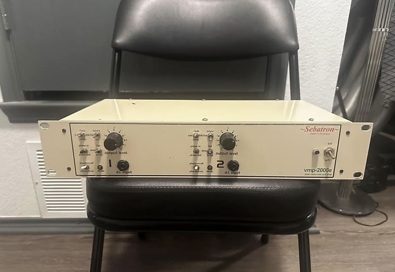 Sebatron VMP-2000e 2-Channel Tube Mic Preamp | Reverb