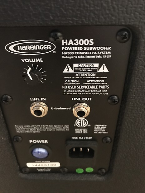 Harbinger ha300 hotsell
