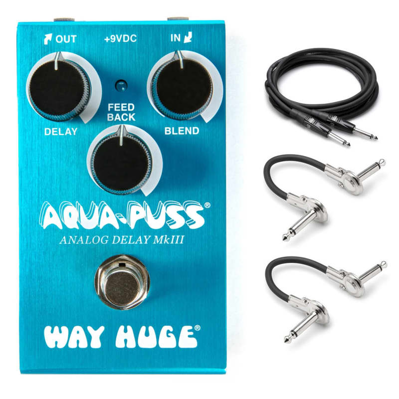 Way Huge Smalls Aqua-Puss Analog Delay MkIII pedal | Reverb