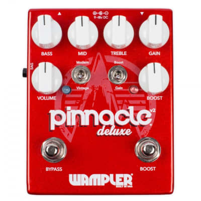 Wampler Pinnacle Deluxe V2 Drive & Boost Guitar Effects Pedal for sale