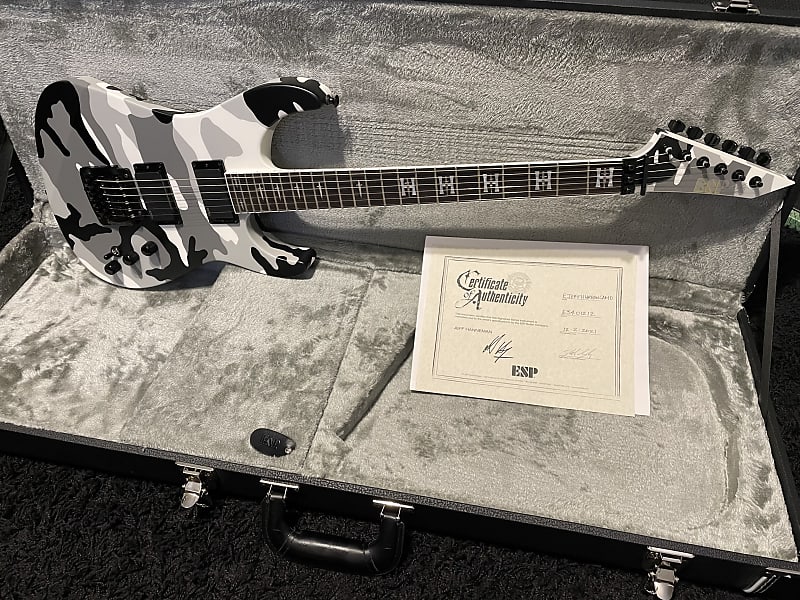 ESP Jeff Hanneman 2021 Urban Camo Custom Shop | Reverb
