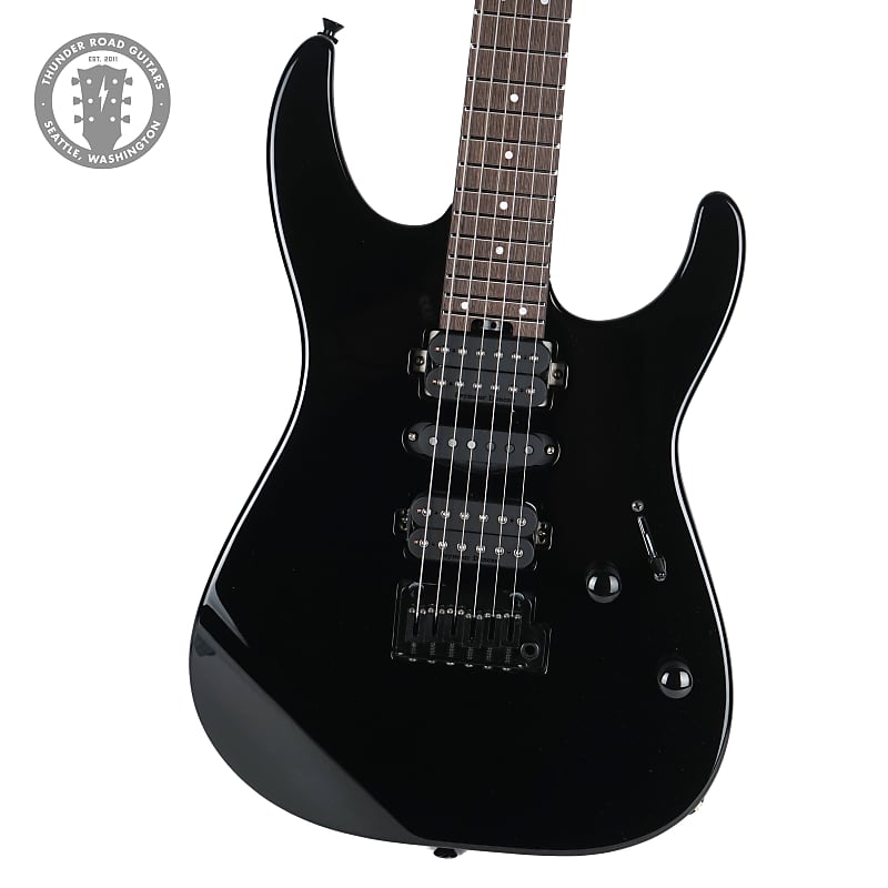 2024 Charvel MJ DK24 HSH 2PT W Mahogany Neck Black image 1