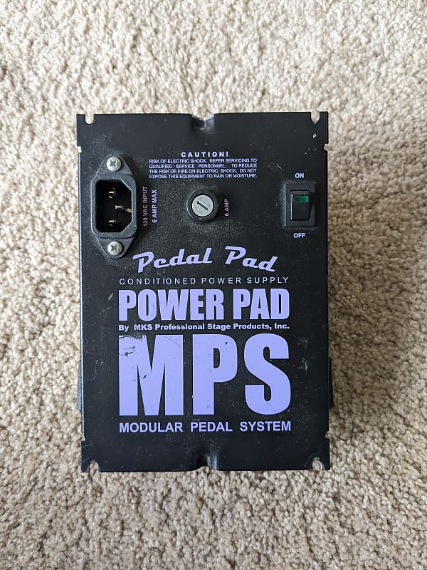 MKS MPS Pedal Pad Power Pad conditioned power supply Reverb